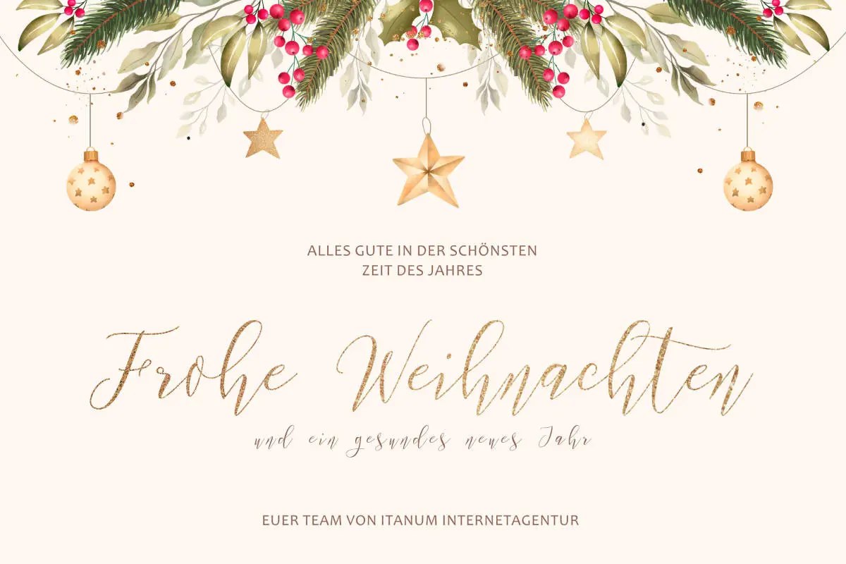 iTanum wünscht frohe Weihnachten